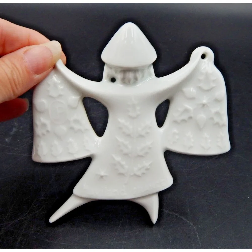 Haviland Limoges France Dancing Bells 1973 Christmas Ornament with Box Vintage